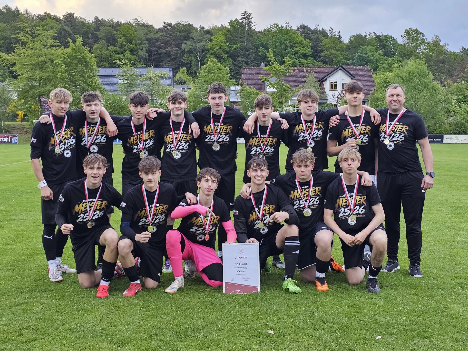 B1-Junioren sind Gruppenligameister
