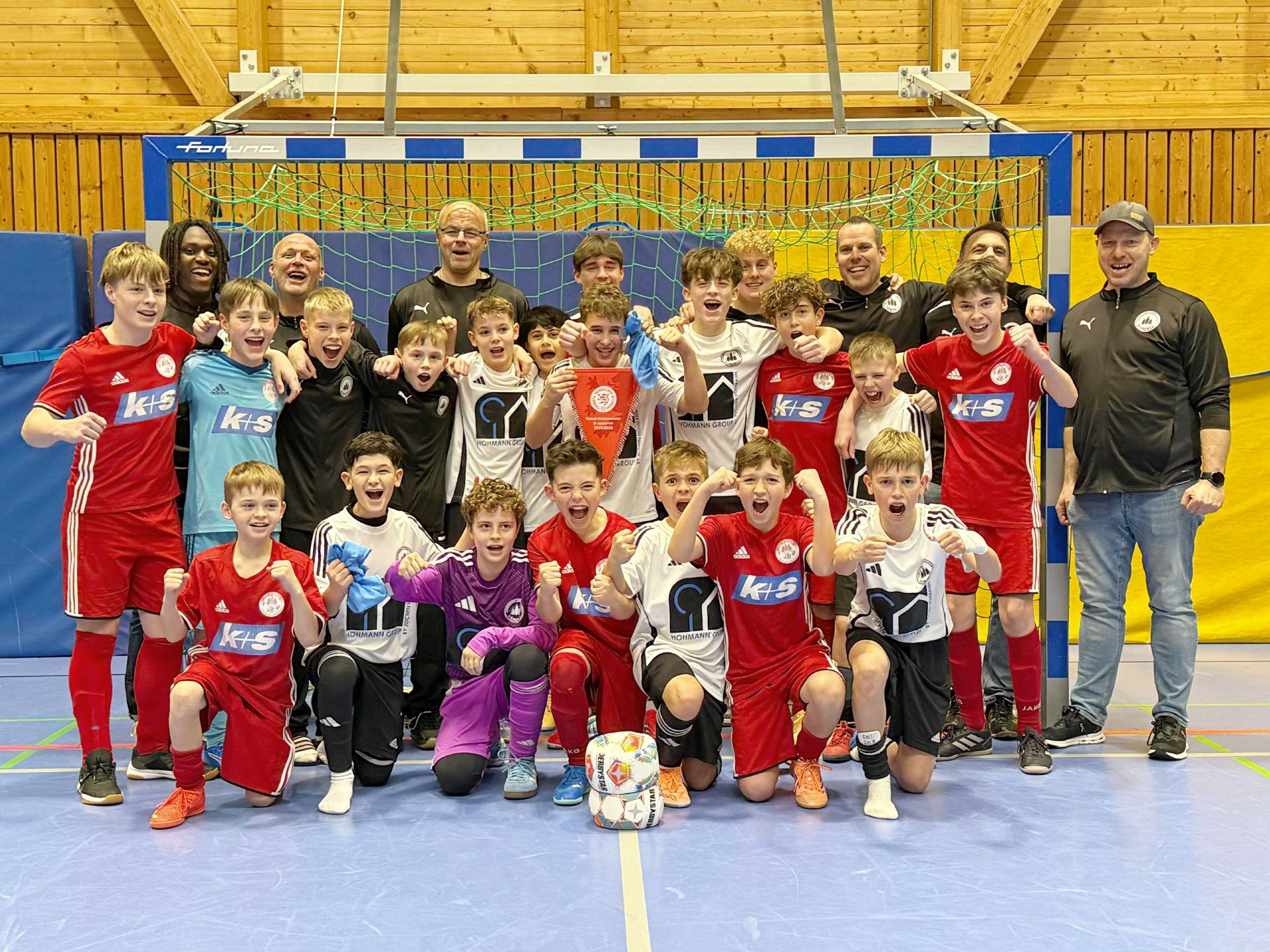 D1-Junioren sind Hallenkreismeister